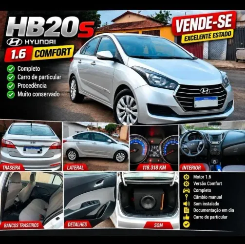 Hyundai HB20S C.plus/c.style 1.6 Flex 16V Mec.4p 2018