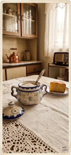 Açucareiro vintage de 1950