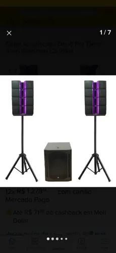 Caixa de som Torre e Subwoofer 18