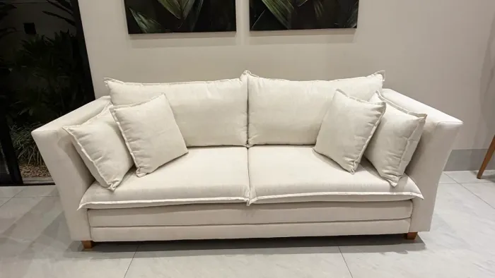 Sofá Living 2,20m em linho