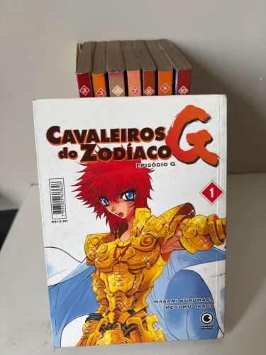 Manga Cavaleiros do Zodíaco - Episódio G números 1,2,3,4,7,8,9 e 10