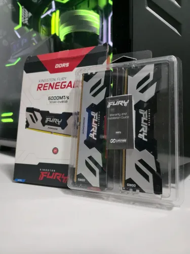 Memória Kingston 2x16gb 6000mhz DDR5