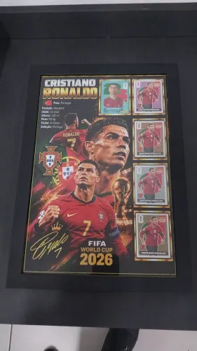 Quadro colecionador Cristiano Ronaldo 2026