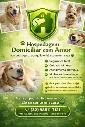Hospedagem domiciliar pet 
