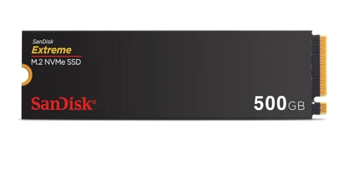 SSD SanDisk 500GB Extreme M.2 NVMe - PCle Gen 4.0