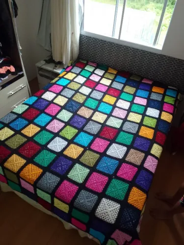 Colcha de casal croche