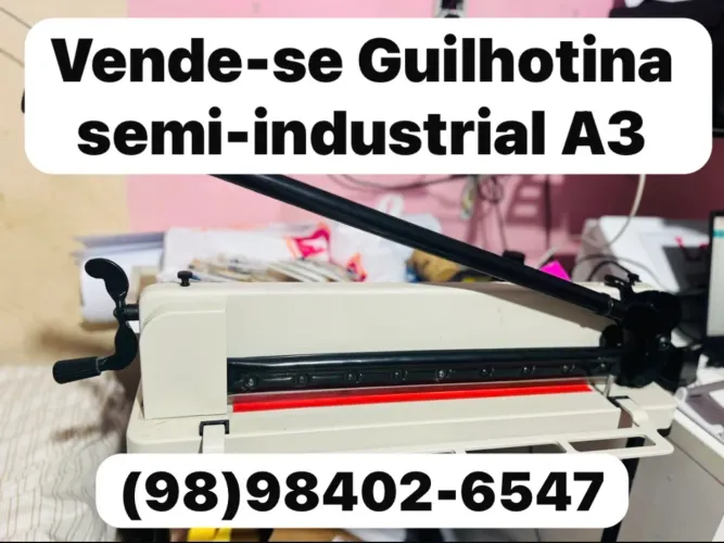 Guilhotina semi industrial A3