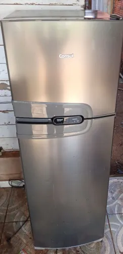 Geladeira Inox Consul 