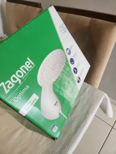 Chuveiro Eletrônico Ducha Optima Branco Zagonel