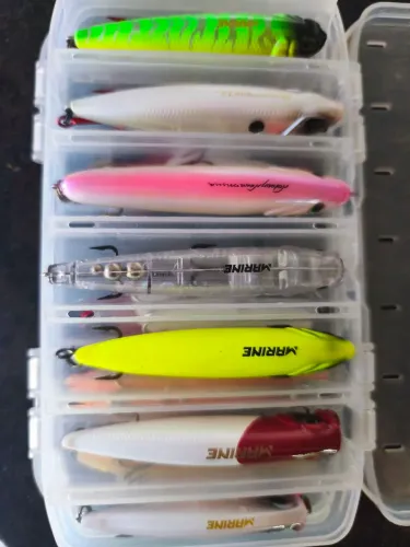 Iscas artificiais pesca novas e usadas 