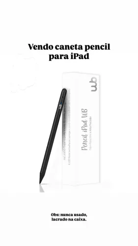 Caneta Pencil para iPad