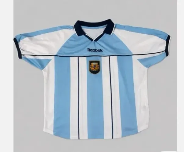 Camisa Argentina Retrô Reebok Anos 2000