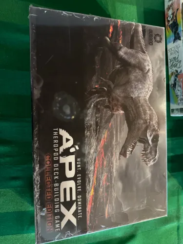 Jogo de tabuleiro Apex theropod deck building game collected edition com playmats