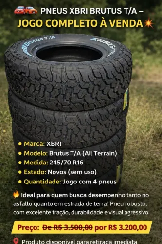 Promoção Pneu 245/70/16