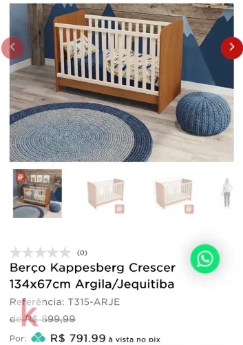 Berço americano crescer