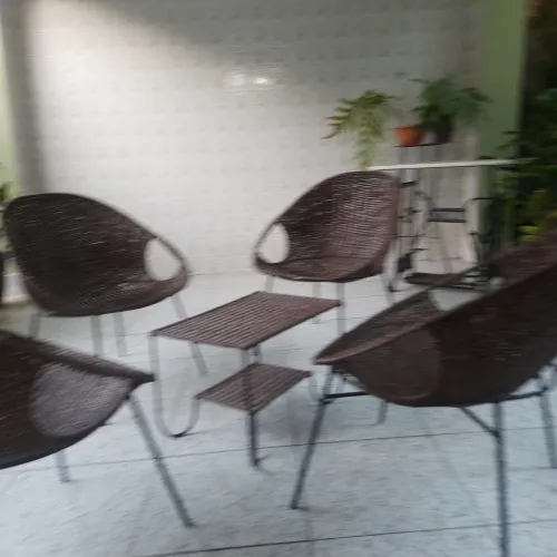 Conjunto em ratam antigo para varandas