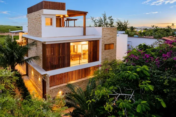 Cea081 - Casa contemporânea com piscina com vistas deslumbrantes sobre o parque nacional e
