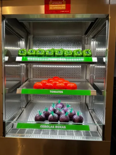 Expositor Vegetais Refrigerado