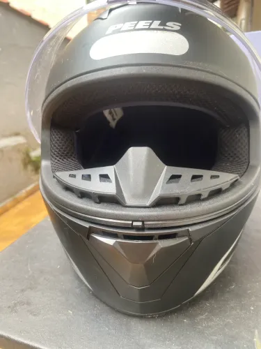 Capacete spyke pells 62 usado 2x novo
