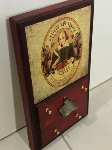 Placa Decoração Abridor de Garrafa
