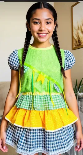 Vestido caipira BRASIL OU RAINHA DO MILHO!