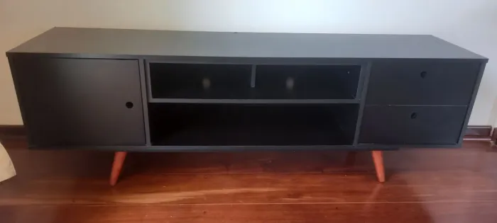 Rack de TV preto