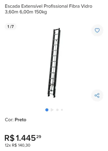 Escada 6 mtrs