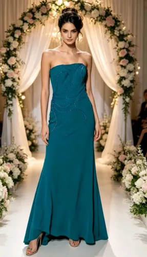 Vestido Longo Bordado usado 01 vez