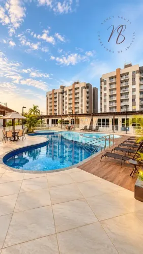 Apartamento à venda no Parque Mosaico com 2 quartos, suíte e varanda com churrasqueira
