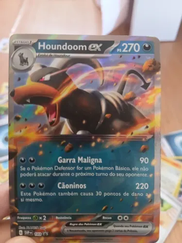 Carta pokémon Houndoom EX
