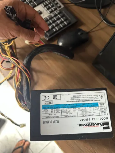 Fonte gamer 550w 150,00 loja com garantia semi nova