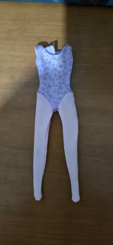 Collant barbie para boneca ballet roupinha