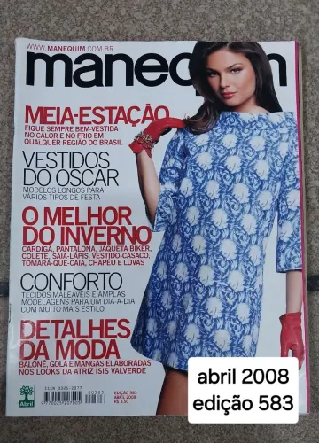 Revista manequim antiga 