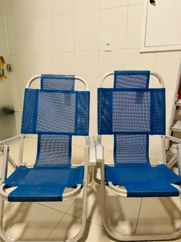 3 Cadeiras de Praia de Alumínio. Excelente Estado !