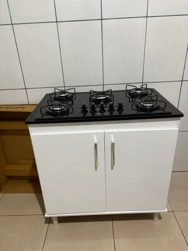 Balcão com fogão Cooktop montagem grátis