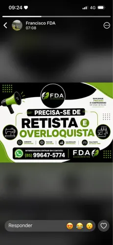 Preciso de pessoas com compromisso com o trabalho