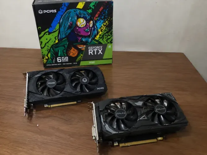 Rtx 3050 Nova + gtx 1630 otima condição, troco por placa de video melhor
