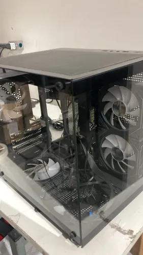 Gabinete Aquário Preto GB 1796 Amassado sem Fan Mestre
