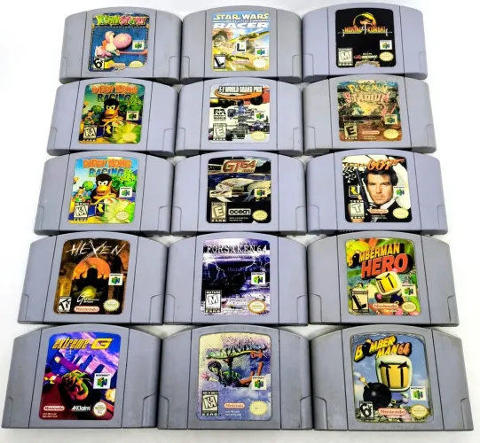 Fitas originais de Nintendo 64 - Preços na descrição
