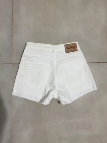 Short Jeans Colcci, Branco, utilizado apenas uma vez