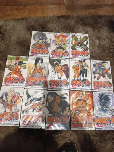Naruto mangá pocket lote 13 volumes!