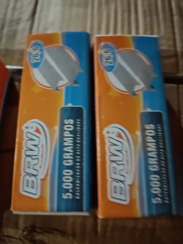 Grampos para grampeador escolar 26/6 atacado