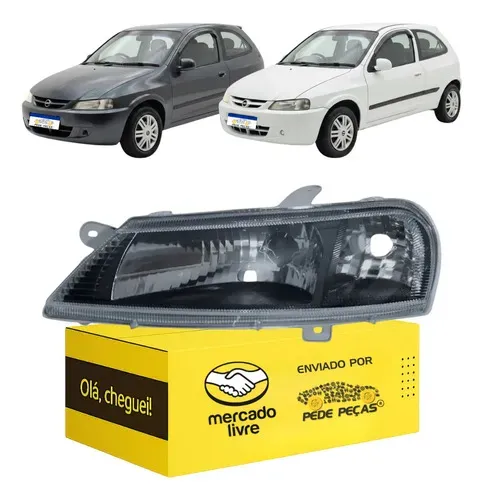 Sinaleira Gm Celta 2000 01 02 03 04 05 2006 Máscara Negra Le Esquerdo/motorista