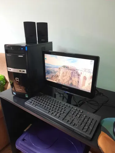 Computador Desktop HP Compaq Completo + Monitor Samsung