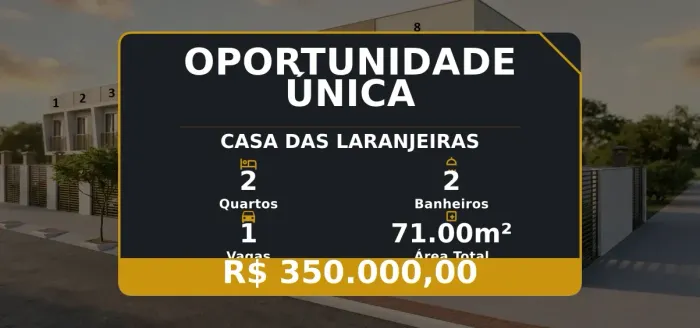 Casa duplex em Das Laranjeiras: arquitetura moderna e 1 suíte para você!
