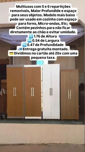 Entrega gratuita, multiusos com 5 e 6 repartições removíveis.