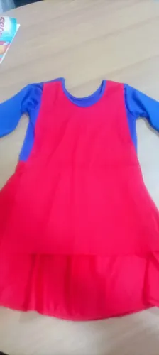 Fantasia Infantil Menina Super Girl M<br>