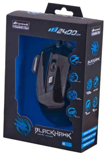 Mouse Gamer Black Hawk Fortrek raridade