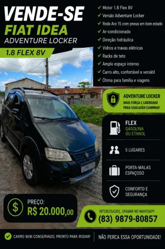 Fiat Idea Advent./ Adv.locker 1.8 MPI Flex 5P 2010