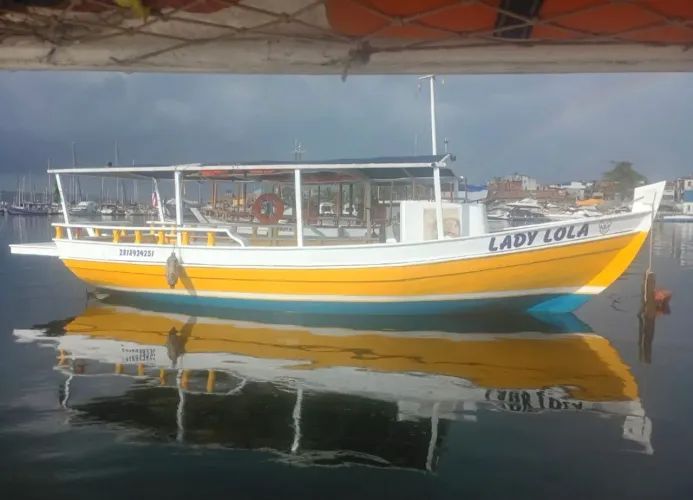 VENDO OU ALUGO EXCELENTE BARCO 29 PÉS TOTALMENTE REFORMADO MOTOR MWM 3 CILINDROS